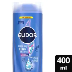 Elidor Superblend Şampuan ve Bakım Kremi Kepeğe Karşı Etkili 2'si 1 Arada 400 ml