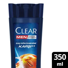 Clear Men Kepeğe Karşı Etkili Şampuan Saç Dökülmesine Karşı Kahve Çekirdeği Özü 350 ml