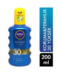 Nivea Sun Koruma&Ferahlık Güneş Koruyucu 200 ml Sprey 30 Yüksek