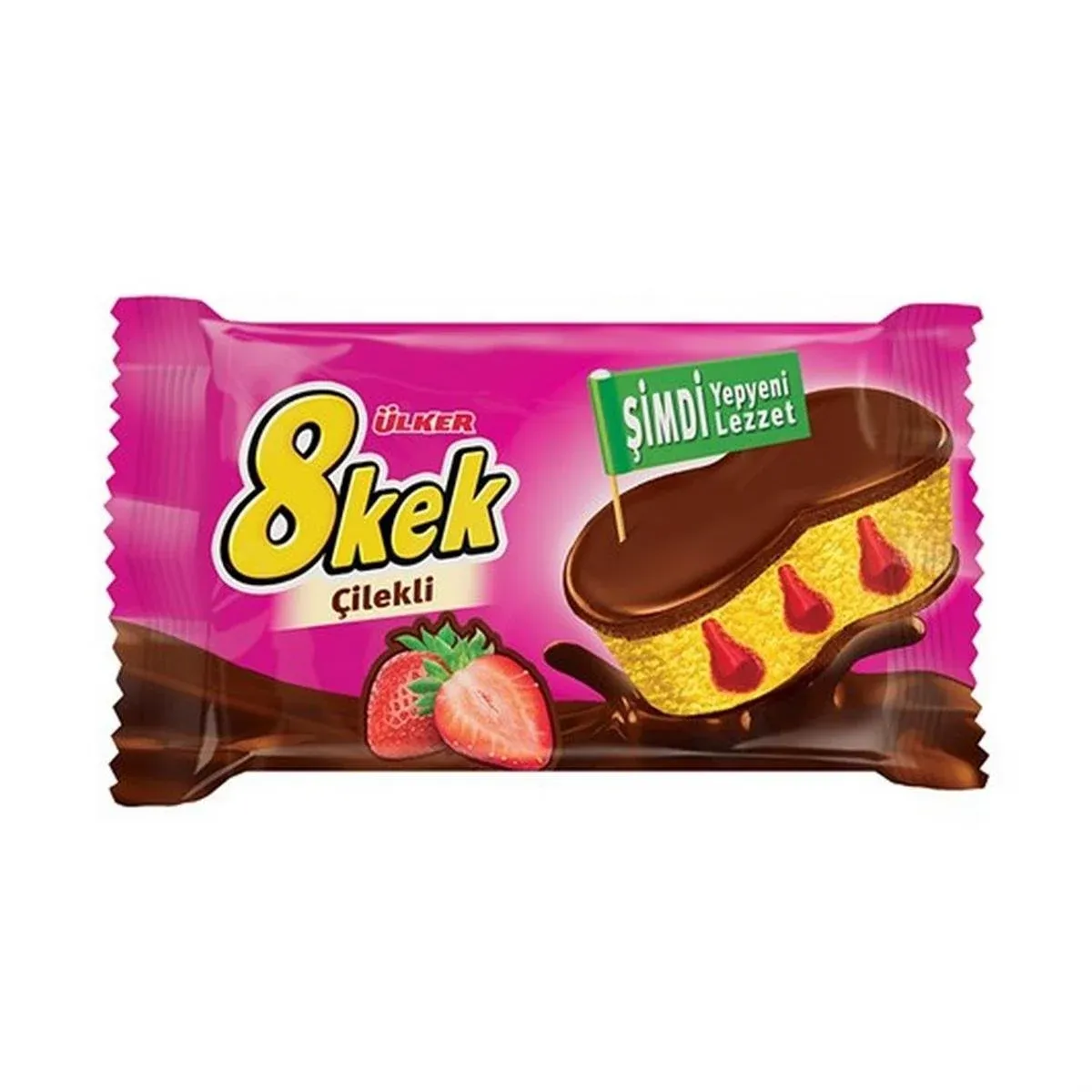 Ülker Dankek 8 Kek Çilekli 55 gr
