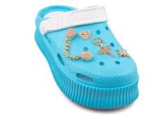 Twingo Crocs Kadın Taşlı Terlik - Bebe Mavisi