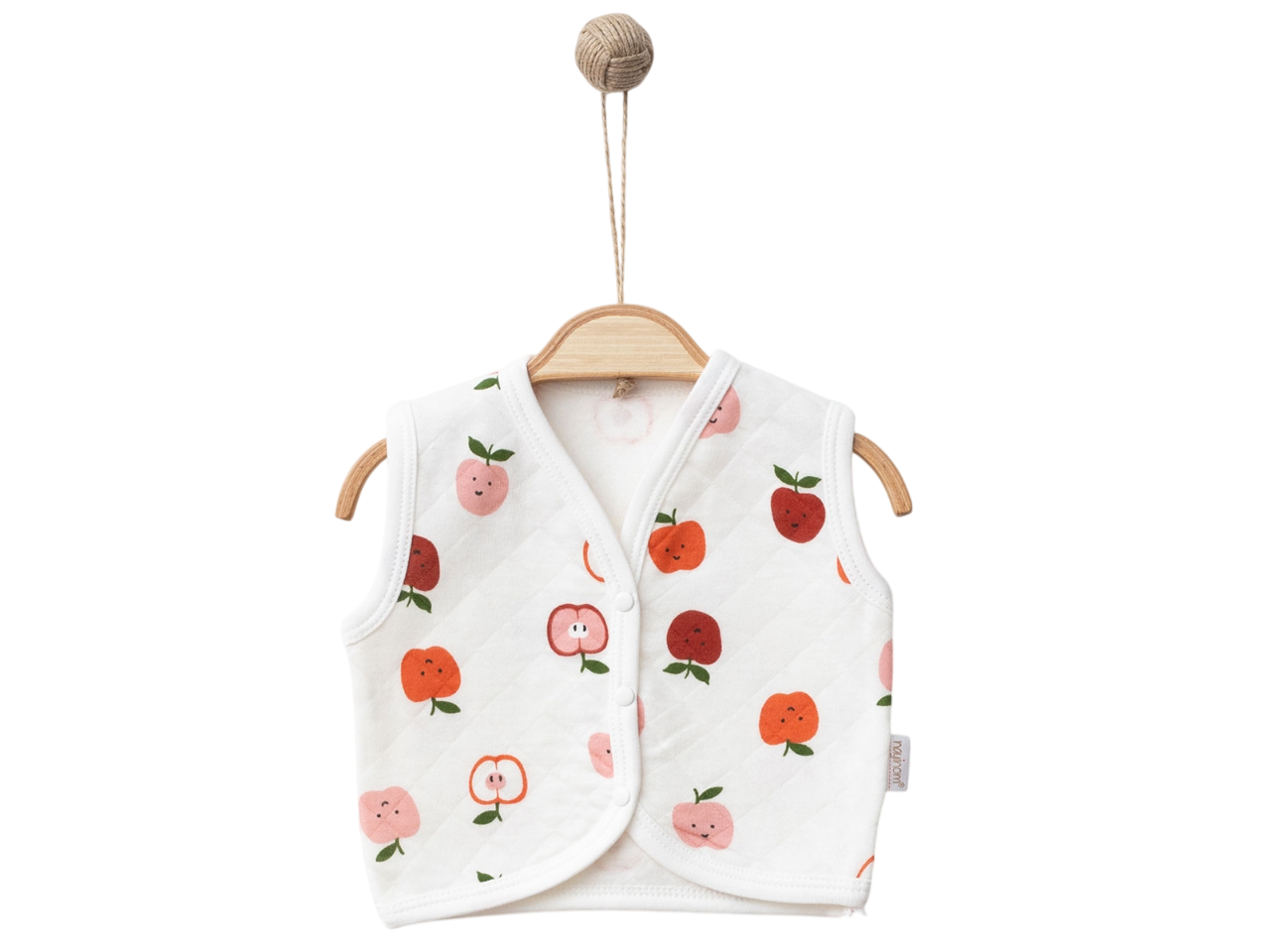 Elma Desenli Bebek Yelek